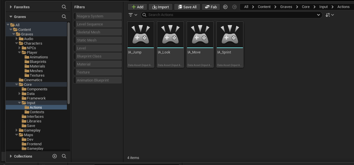 Input Action Assets