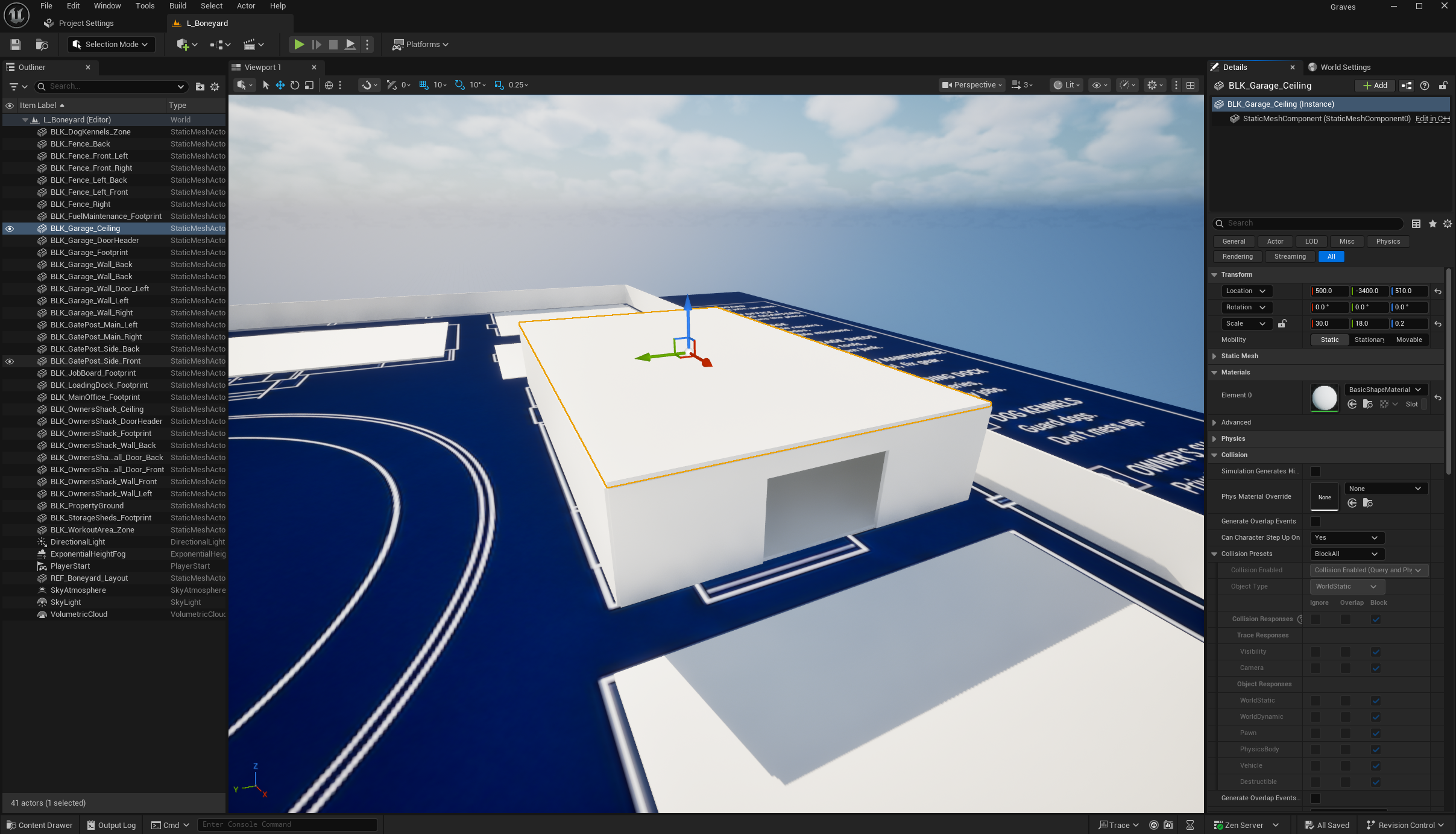 Garage Blockout