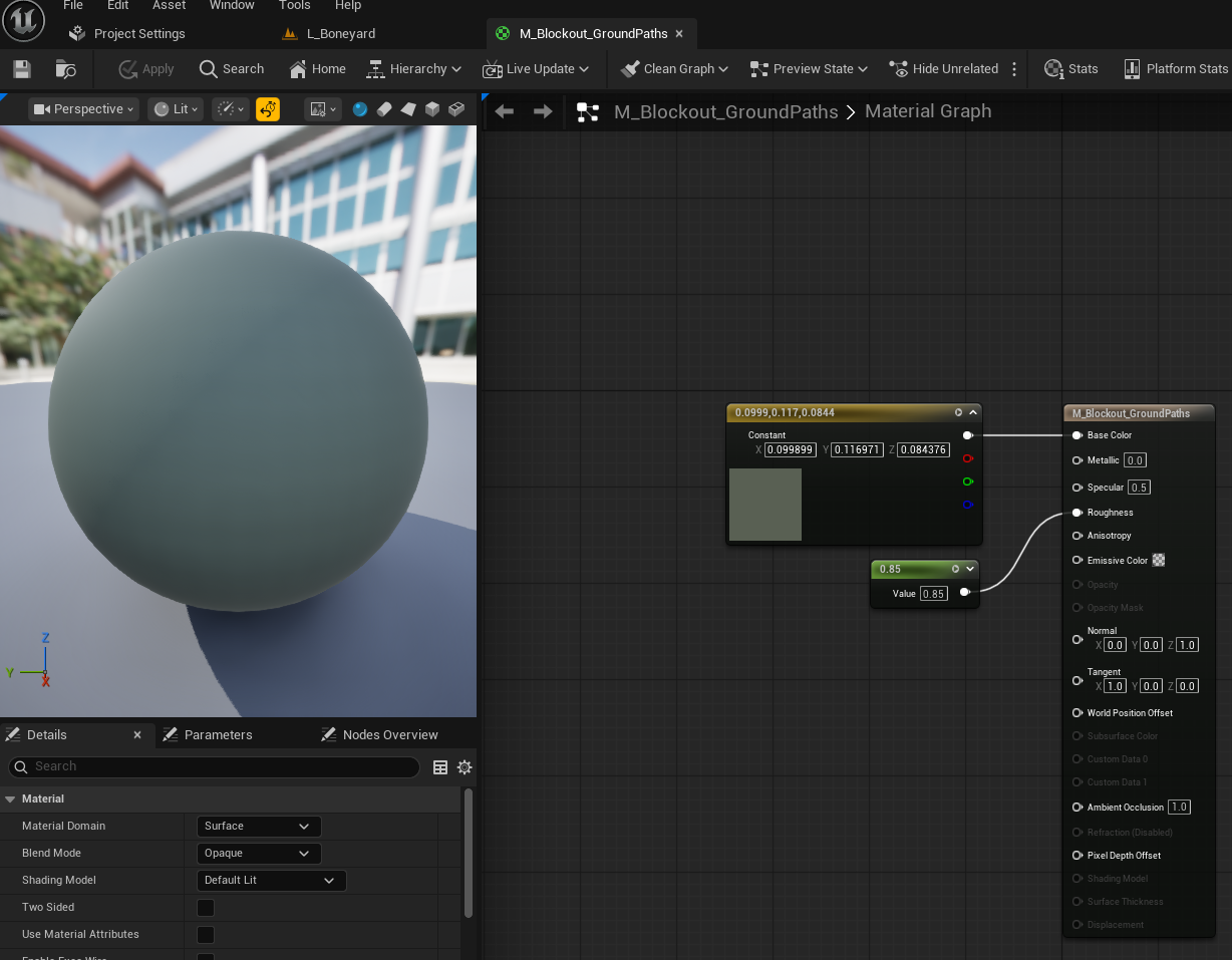 Ground Paths Material