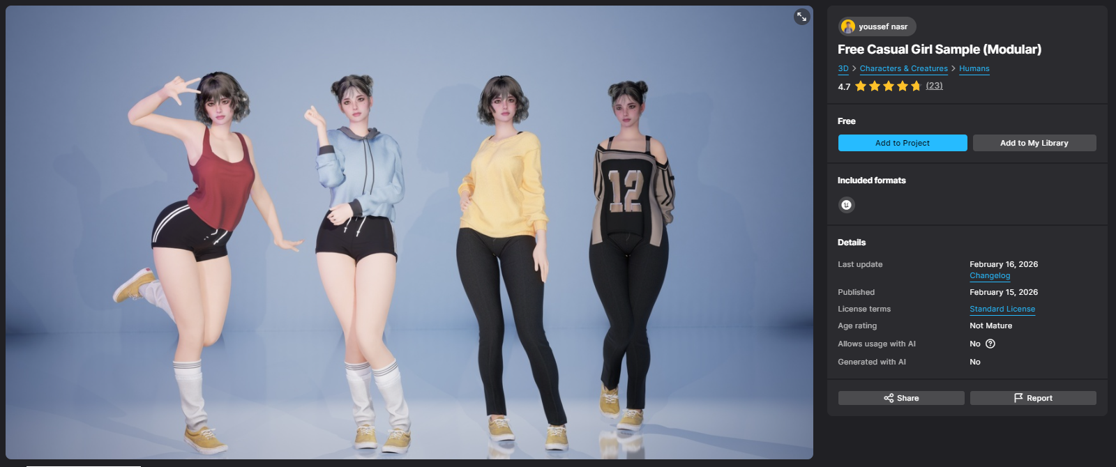 Fab Character Package